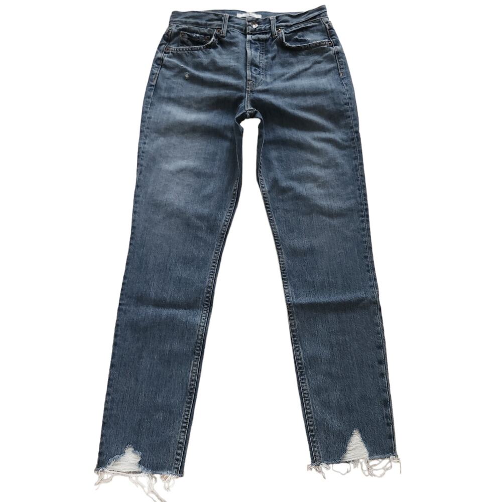 GRLFRND Karolina high rise skinny cropped jeans in Forget Me Never Size 29 NEW